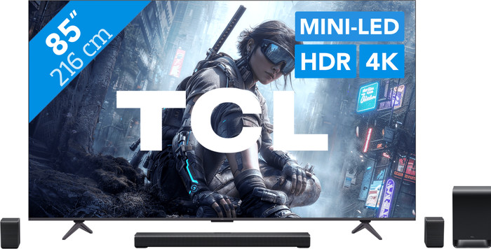 TCL QD Mini-led 85" T8D (2026) + TCL S65K Main Image