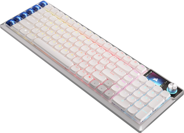 Corsair Vanguard AIR 99 Wireless Gaming Toetsenbord Wit Azerty bovenkant