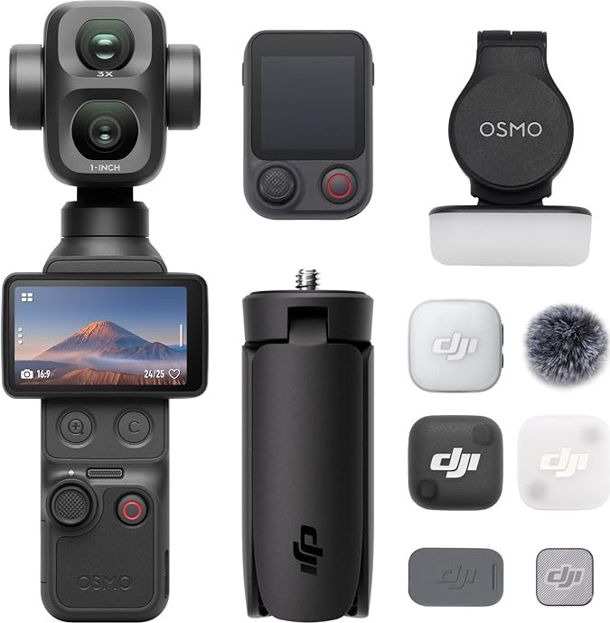 DJI Osmo Pocket 4P (Pro) Creator Combo Zwart Main Image