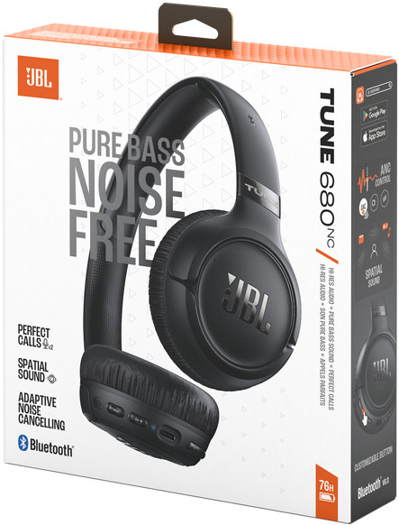 JBL Tune 680NC Zwart verpakking