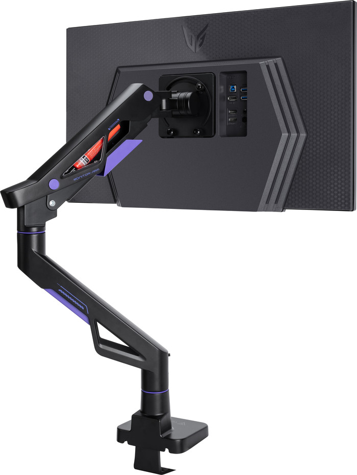 Vortech Bras d'Écran PC avec Vérin à Gaz produit à l'usage