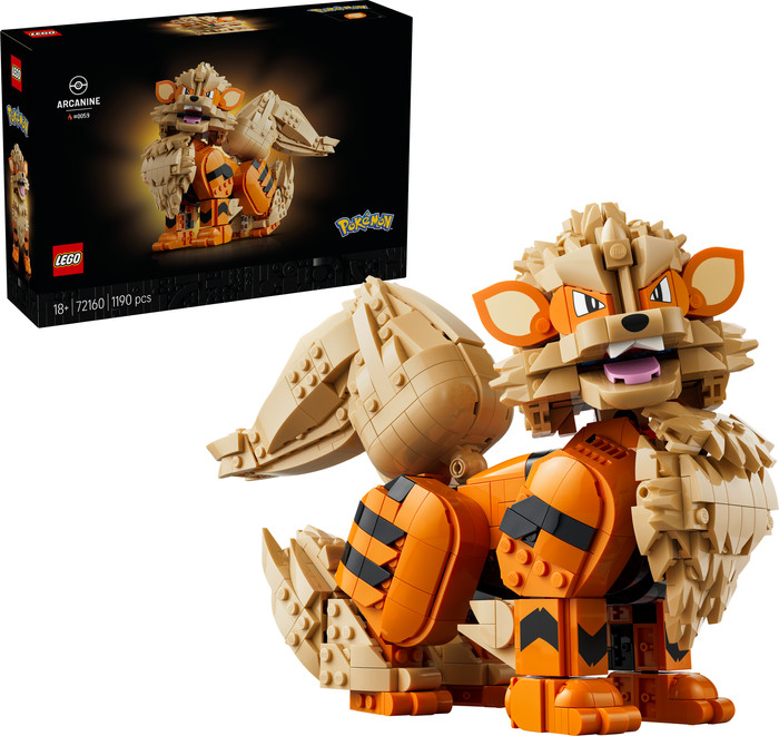 LEGO Pokémon Arcanine 72160 rechterkant