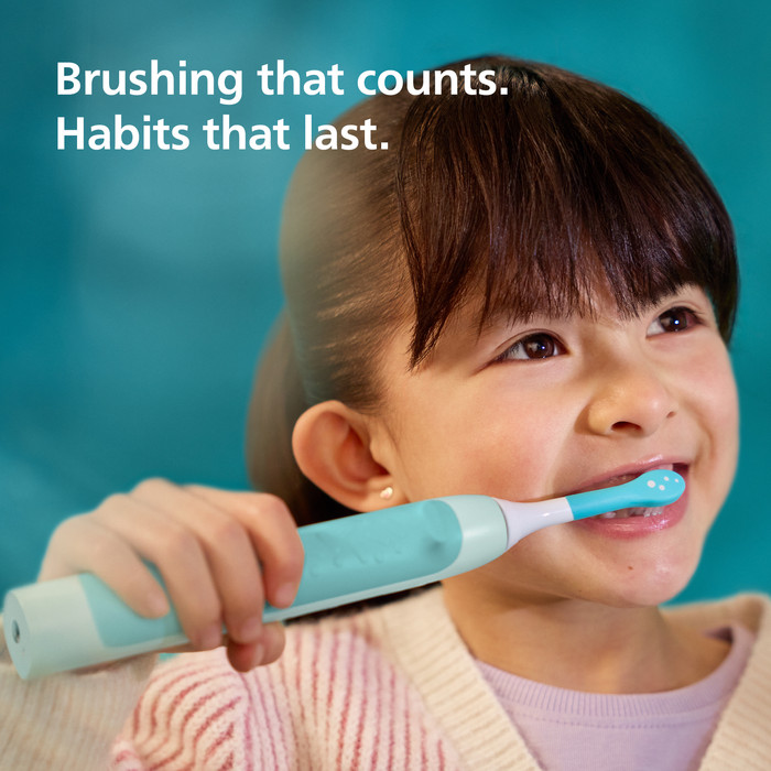 Philips Sonicare For Kids 3+ HX6500/33 Bleu produit à l'usage