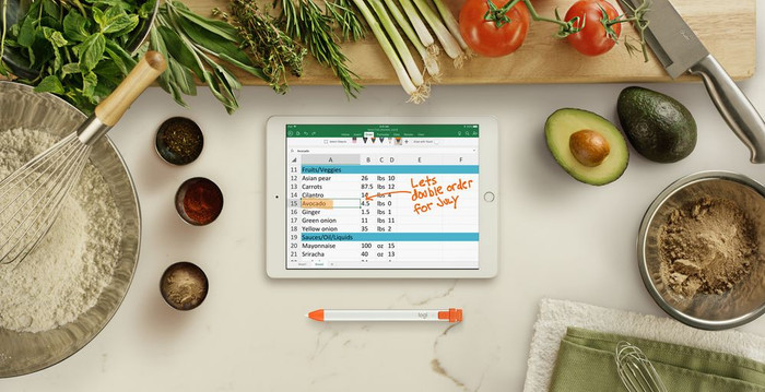 Logitech Crayon Digital Pencil for Apple iPad product in use