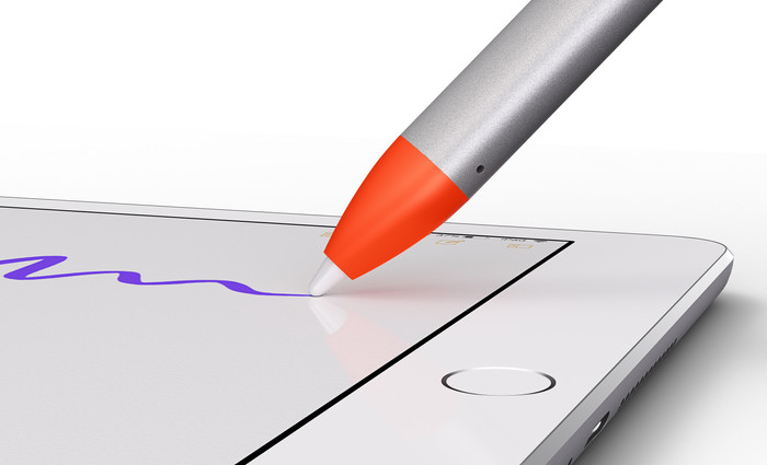 Logitech Crayon Digital Pencil for Apple iPad product in use