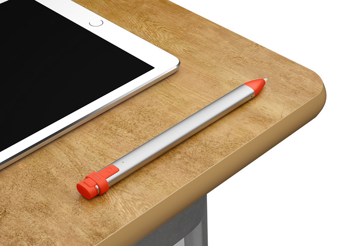 Logitech Crayon Digital Pencil for Apple iPad product in use