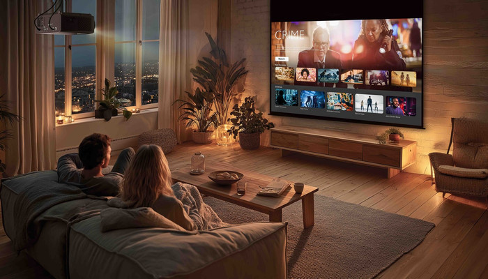 Optoma UZ38X product in gebruik