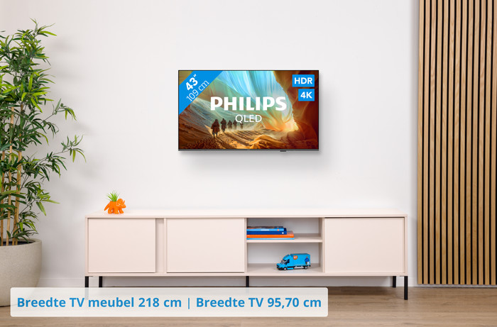 Philips QLED 43" PQS7801 (2026) visual Coolblue 1