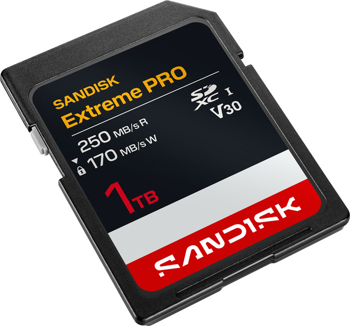 SANDISK Extreme PRO SDXC 1TB 250MB/s voorkant