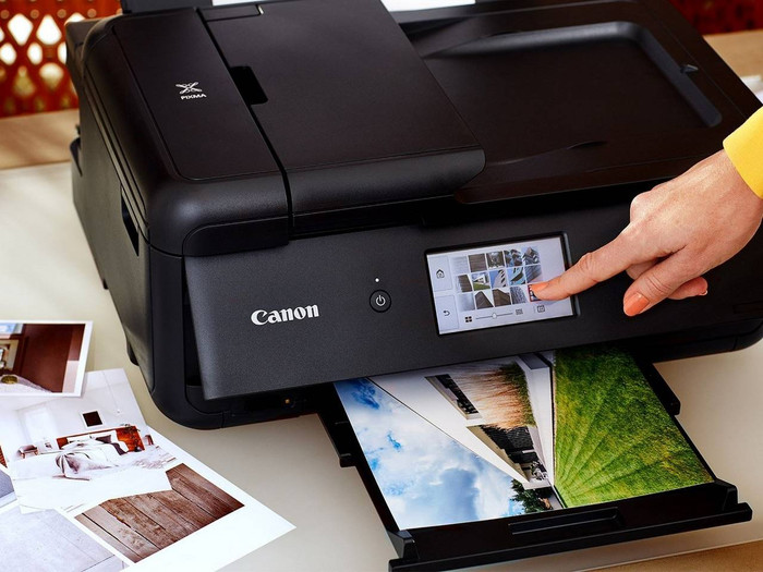 Canon PIXMA TS9550a product in use