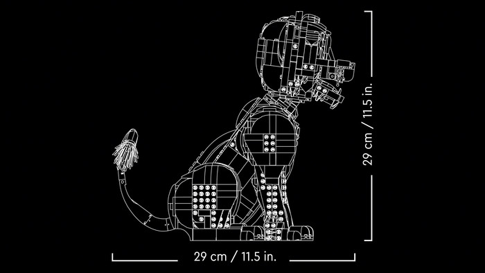 LEGO Disney Young Simba the Lion King 43247 detail