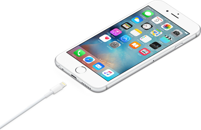 Apple Lightning to USB-A Cable 2m product in use