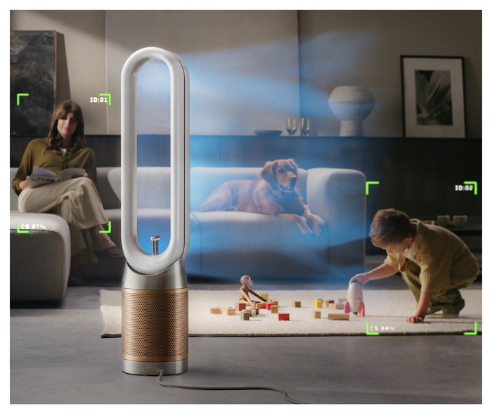 Dyson Find+Follow Purifier Cool PC3 product in gebruik