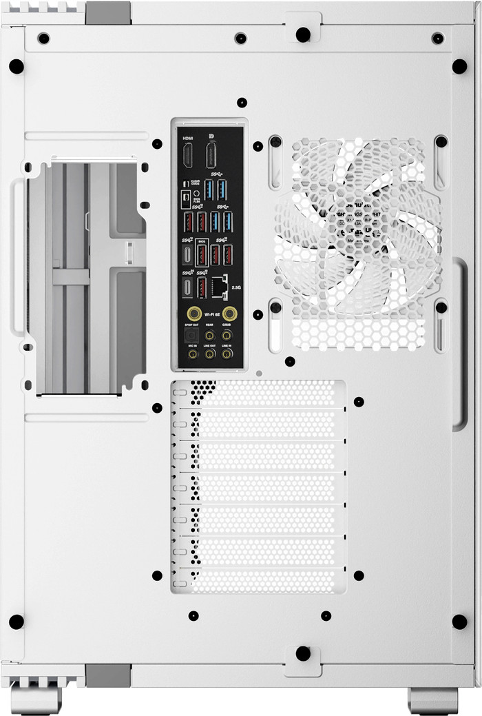 be quiet! LIGHT BASE 600 LX Wit achterkant