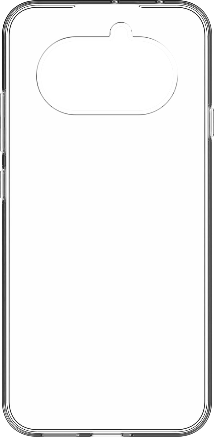 Just in Case KickLite Nothing Phone (4a) Back Cover Transparant voorkant