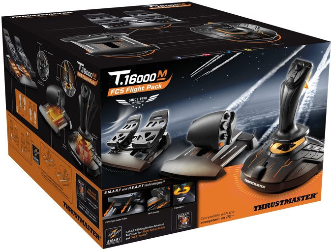 Thrustmaster T.16000M FCS Hotas Flight Pack packaging