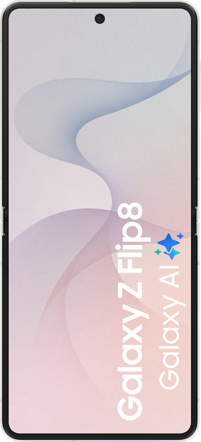 Samsung Galaxy Z Flip 8 256GB Wit 5G voorkant