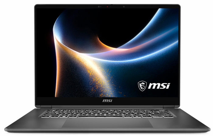 MSI Prestige N16 Flip AI+ OLED NVIDIA RTX Spark N1X C1XMT-040BEY AZERTY avant