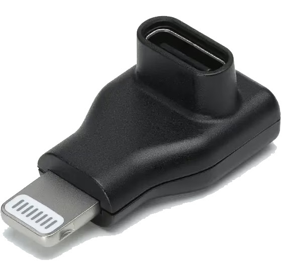 DJI Mic Series Mobile Receiver Adapter (usb C naar Lightning) achterkant