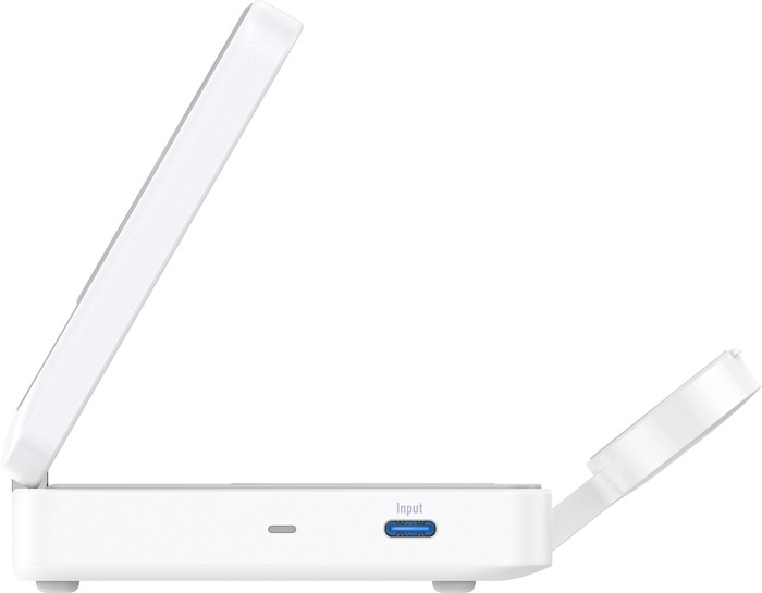 Anker Prime 3-in-1 MagGo Vouwbare Draadloze Oplader 15W Wit rechterkant