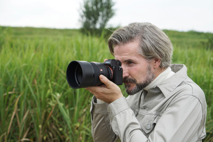 Sony A7 V + FE 85mm f/1.4 GM product in gebruik