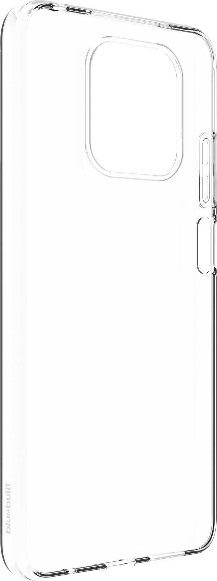 BlueBuilt Motorola Moto G17 / G17 Power Back Cover Transparant rechterkant