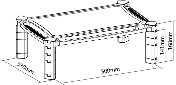 Neomounts by Newstar NSMONITOR20 Monitor Stand Black visual supplier