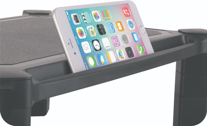 Neomounts by Newstar NSMONITOR20 Monitor Stand Black product in use