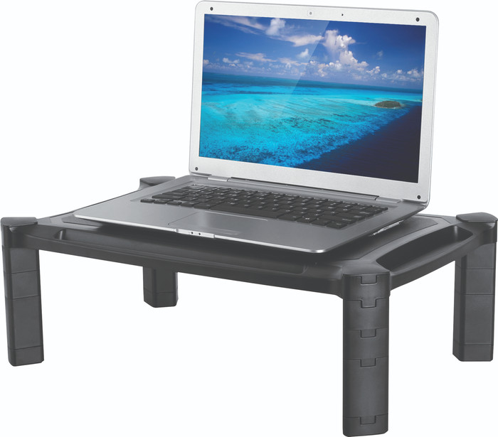 Neomounts by Newstar NSMONITOR20 Monitor Stand Black product in use