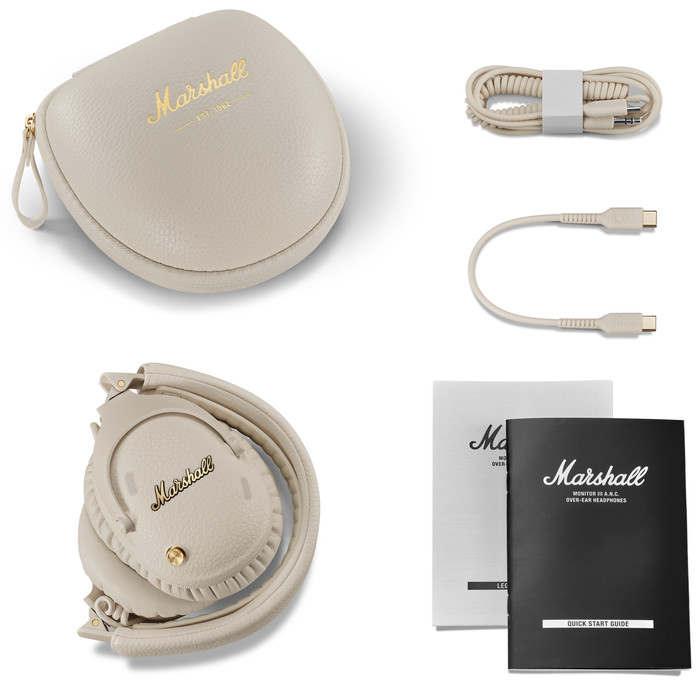 Marshall Monitor III ANC Cream accessoire