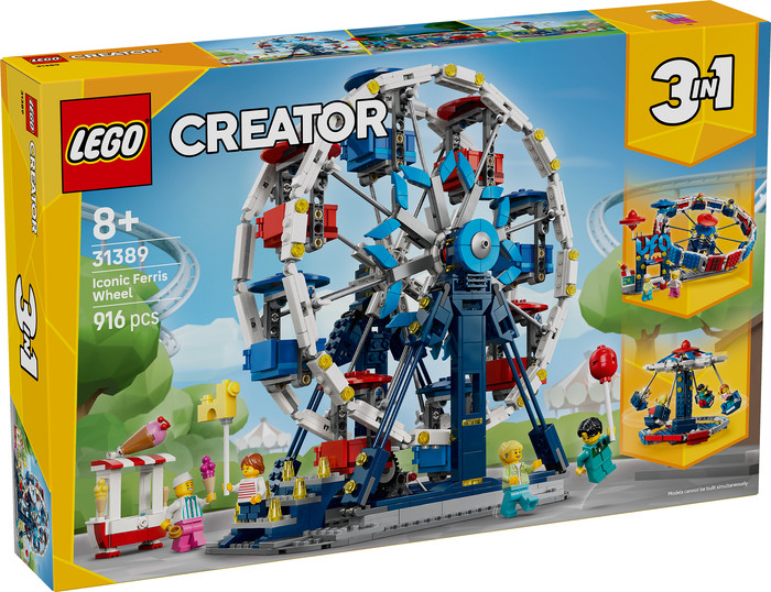 LEGO Creator 3-in-1 Klassiek Reuzenrad 31389 verpakking