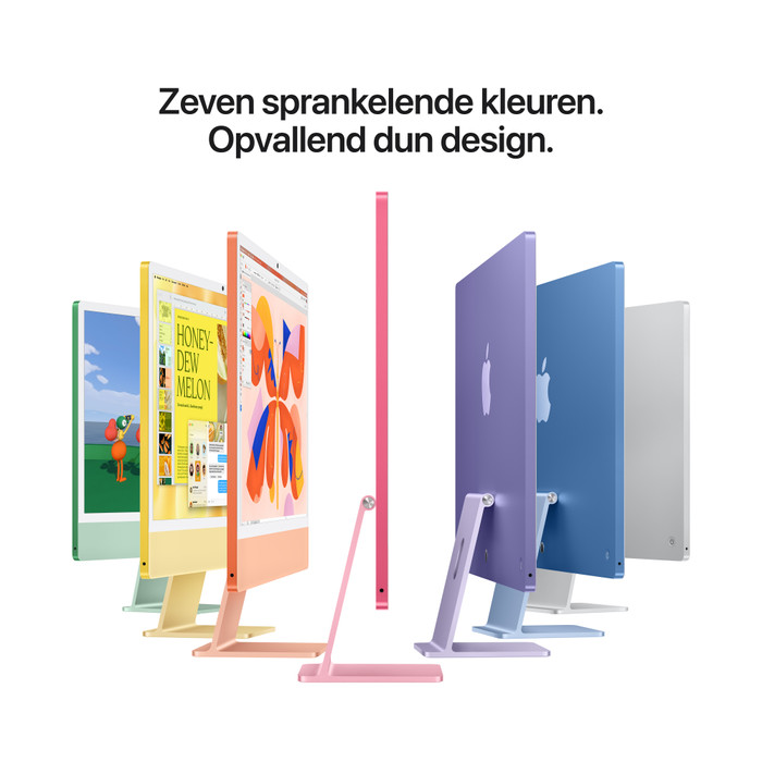 Apple iMac M6 (10 CPU / 10 GPU) 16GB/256GB Roze AZERTY visual leverancier