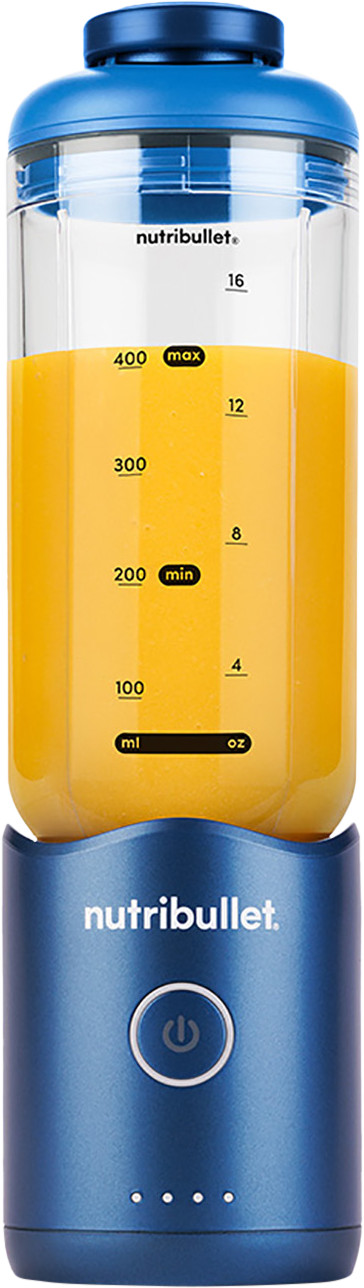 Nutribullet FLEX Blauw product in gebruik