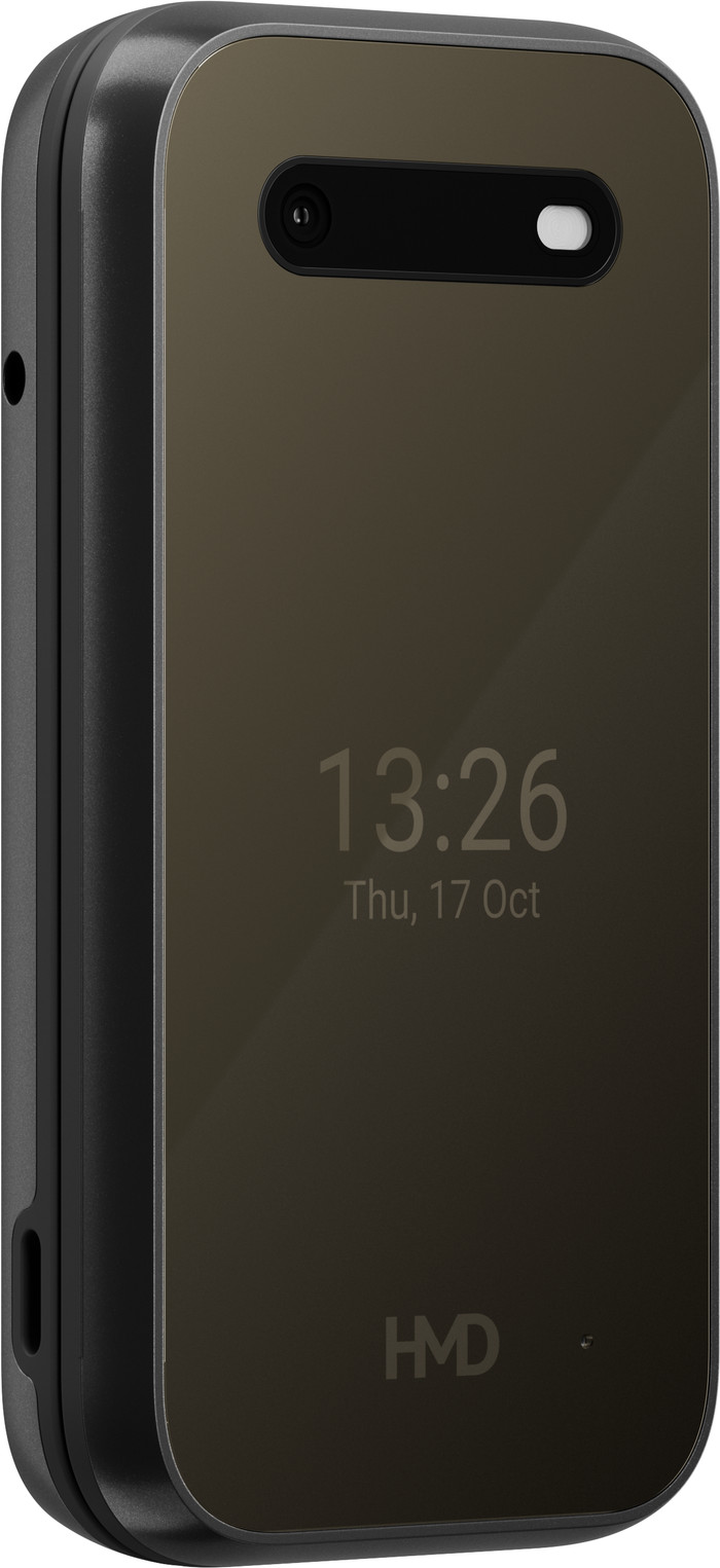 HMD 2660 Flip 128MB Zwart voorkant