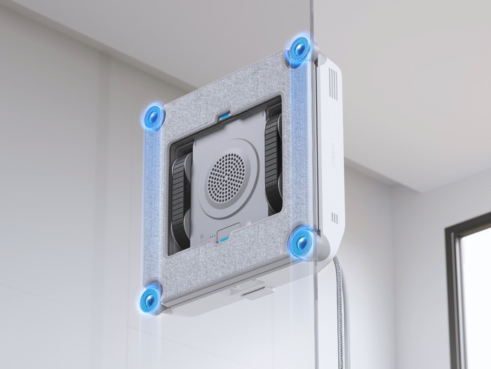 Ecovacs WINBOT mini 2 product in gebruik