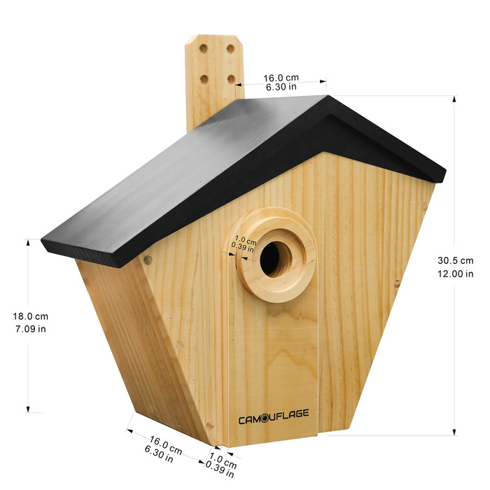 Camouflage EZ Birdbox detail
