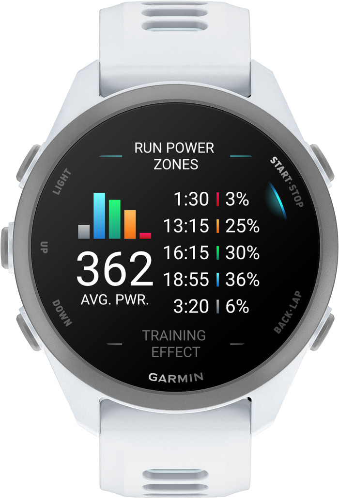 Garmin Forerunner 170 43 mm Wit voorkant