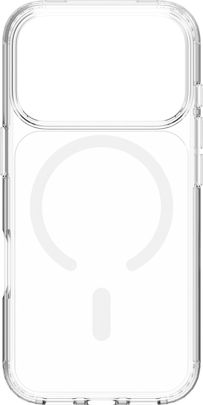 BlueBuilt Protective Back Cover avec MagSafe iPhone 17 Pro Transparent + BlueBuilt iPhone 17 Pro Protège-écran Verre avant