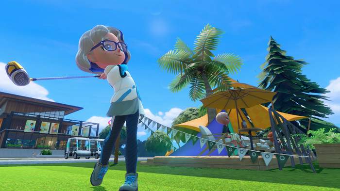 Nintendo Switch Sports Resort Nintendo Switch 2 product in gebruik