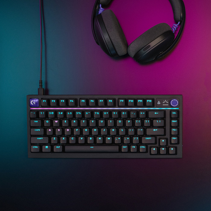 Logitech G316 X 75 Gaming Toetsenbord Zwart Azerty product in gebruik