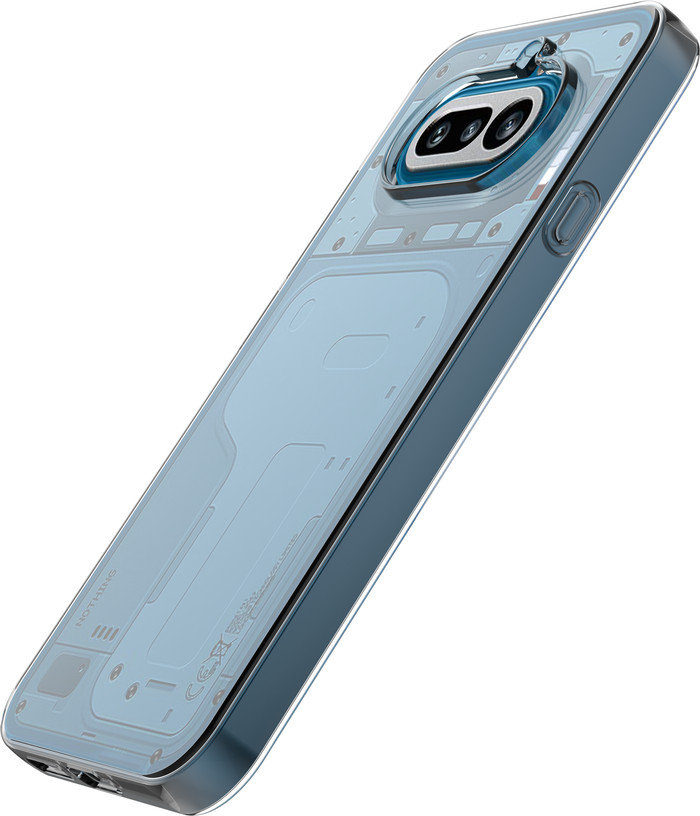 Just in Case KickLite Nothing Phone (4a) Back Cover Transparant onderkant