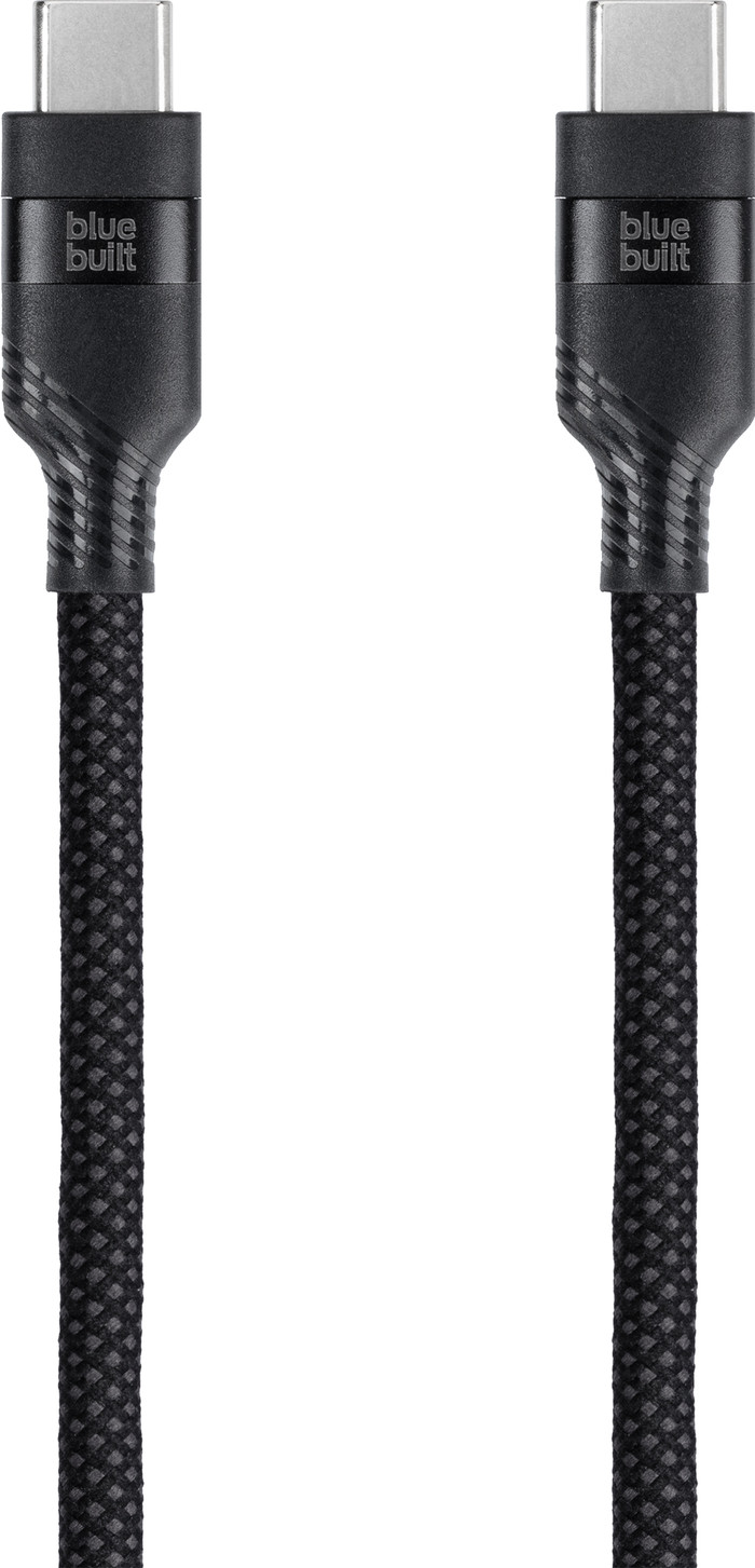 BlueBuilt Câble USB-C 240 W 2 m Nylon Noir Main Image