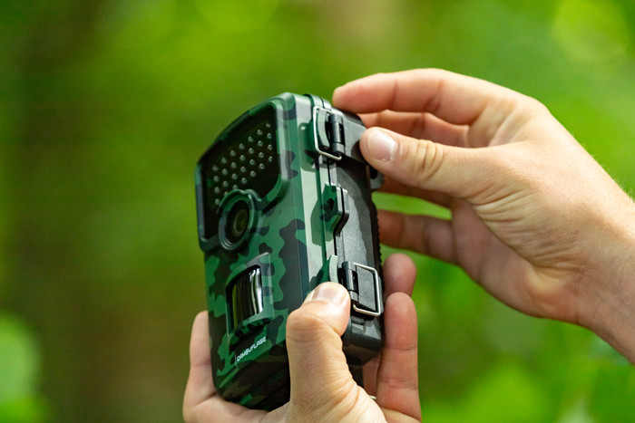 Camouflage EZ20 product in gebruik