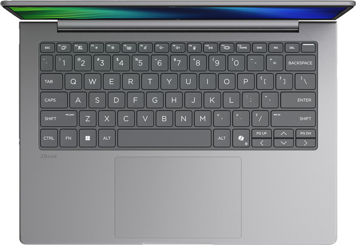 HP ZBook 8 G2 14'' Copilot+ PC - DN7U0ET Azerty bovenkant