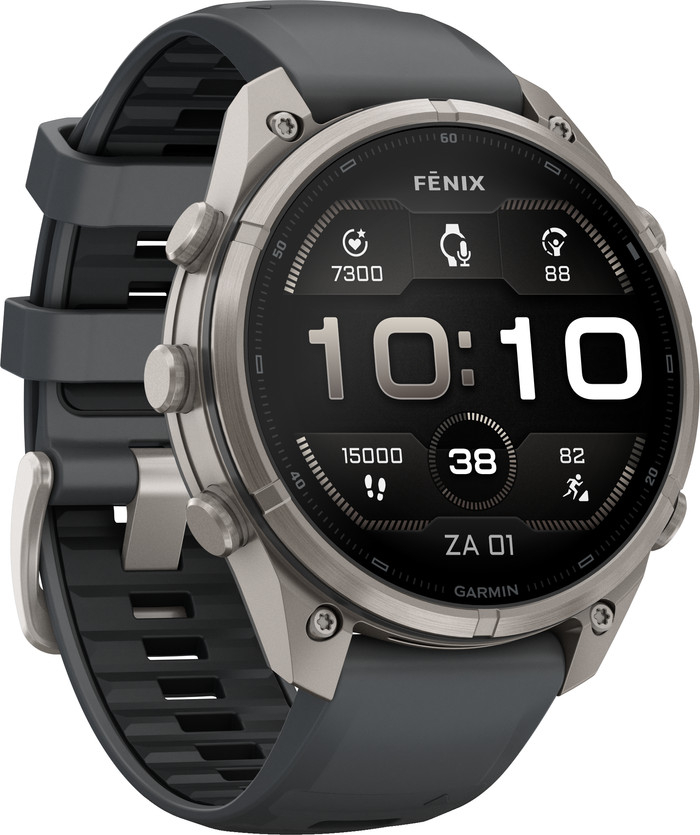 Garmin Fenix 9 Pro Zwart 47mm linkerkant