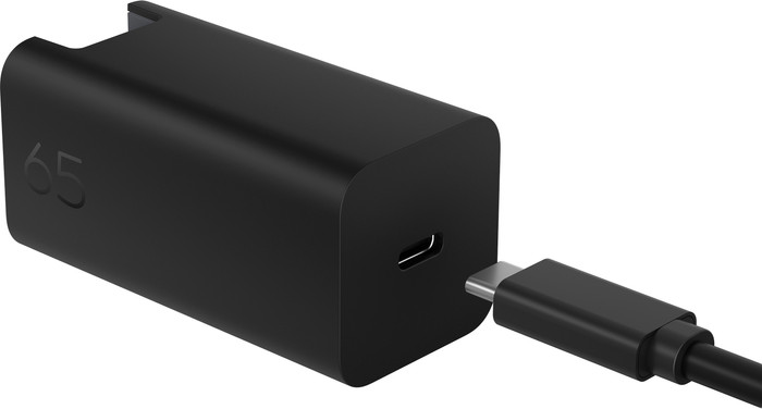 HP 65W GaN Usb C Oplader detail