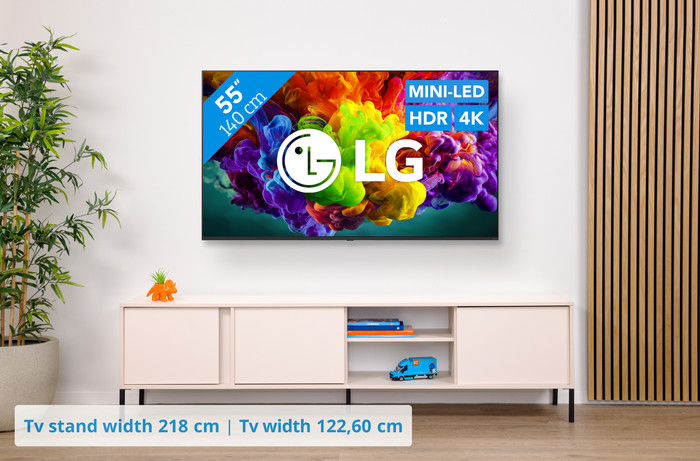 LG Mini-LED 55 inches QNED93 (2026) visual Coolblue 1