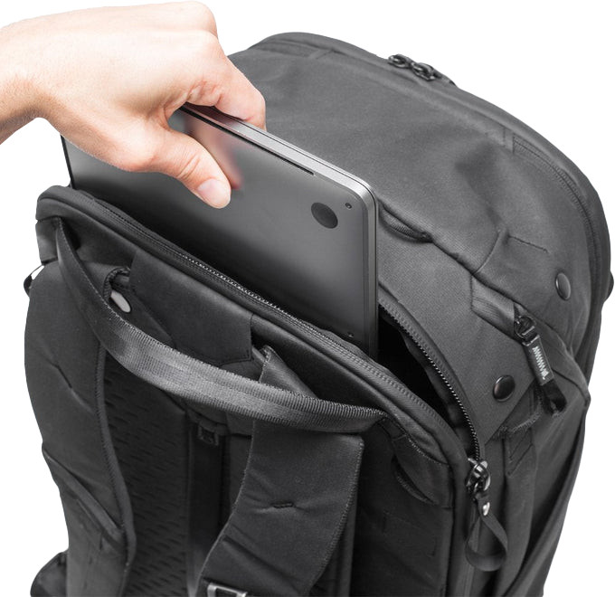 Peak Design Sac à Dos de Voyage 45 L v2 Black dessus