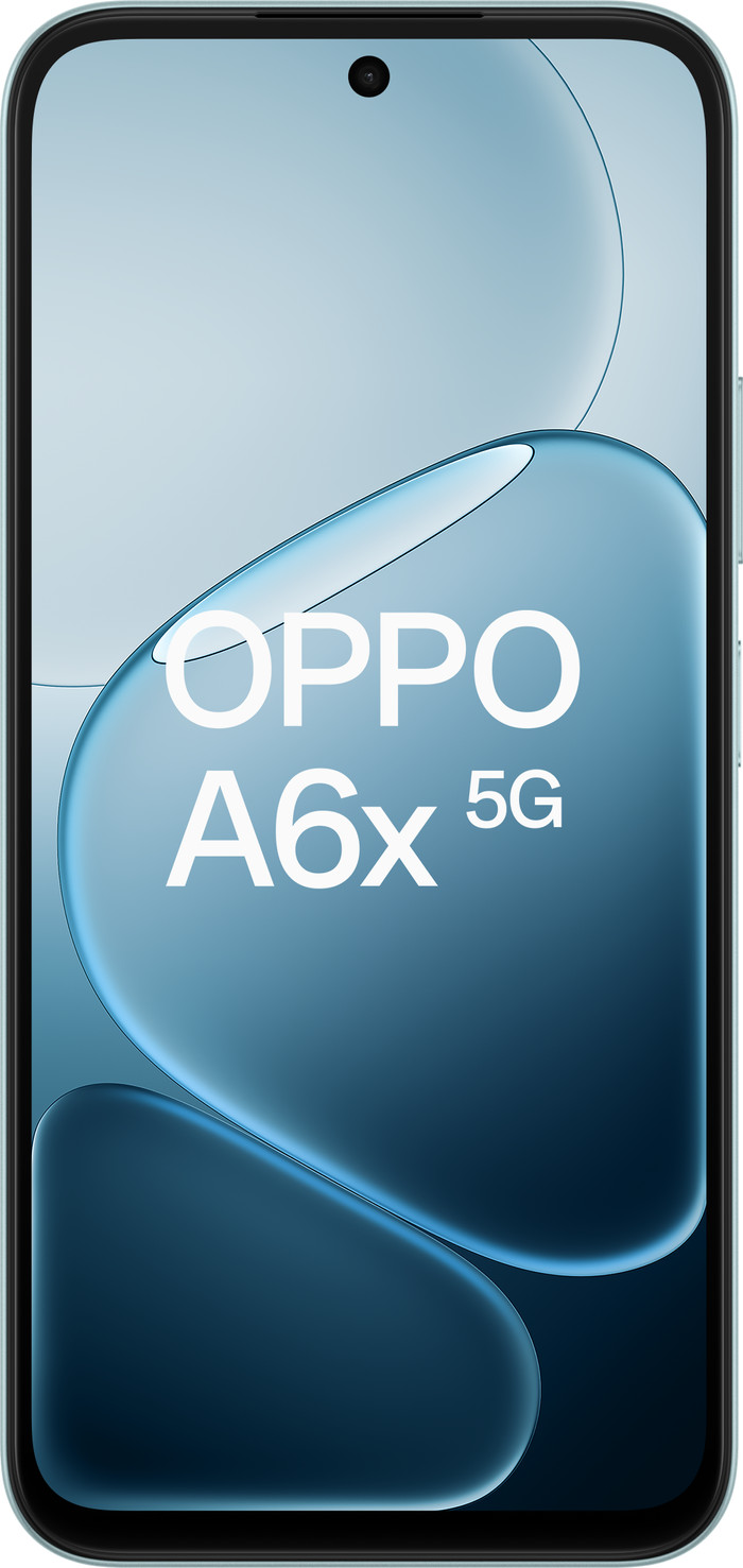 OPPO A6x 128 Go Bleu 5G avant