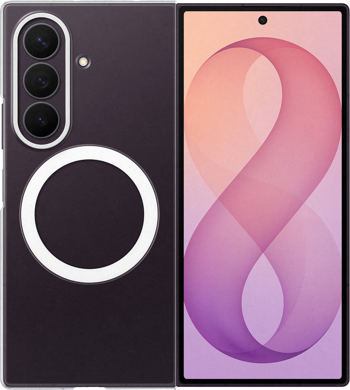 Samsung Galaxy Z Fold 8 Ultra Soft Case Back Cover with Magnet Transparent Main Image